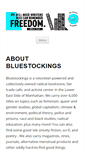 Mobile Screenshot of bluestockings.com